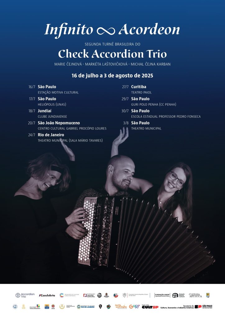Check Accordion Trio 2025 Brazil tour poster
