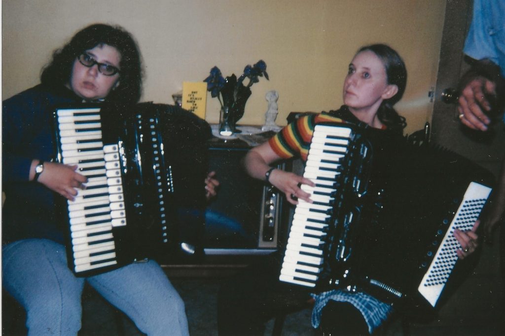 Sisters Julie and Mary Kasprzyk