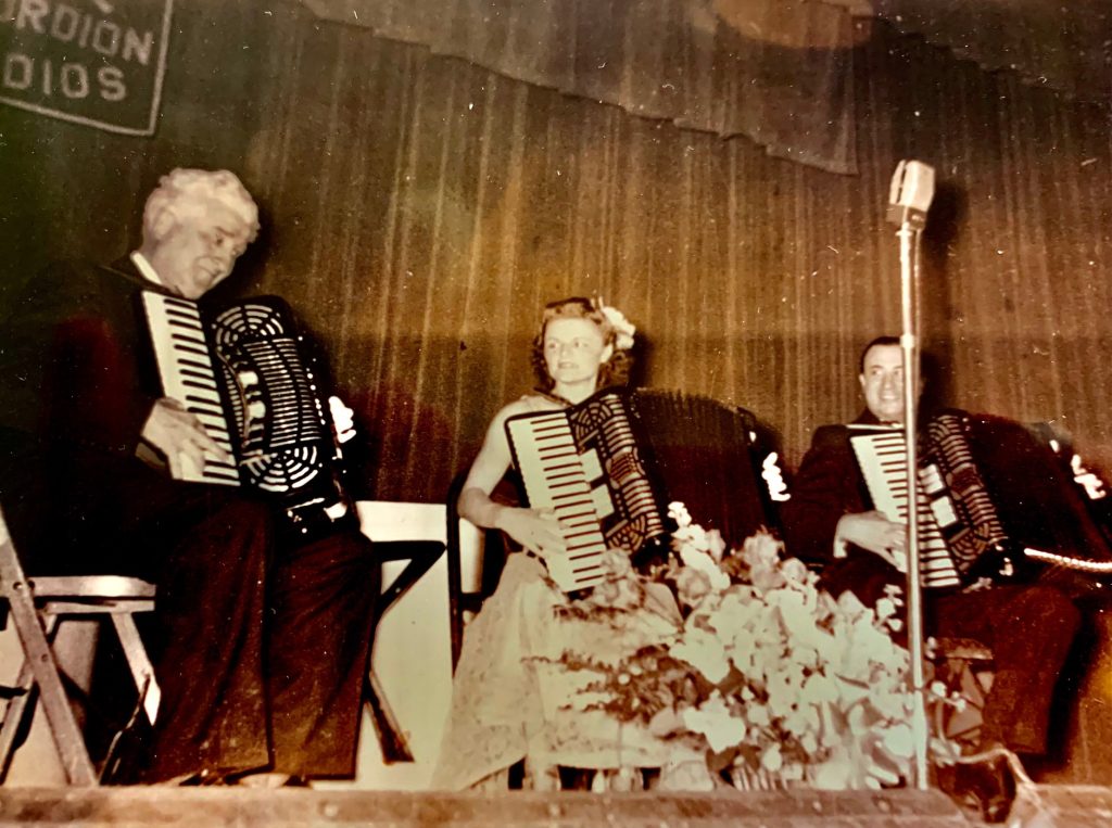 Pietro Deiro, Sr., Addie and Mindie Cere